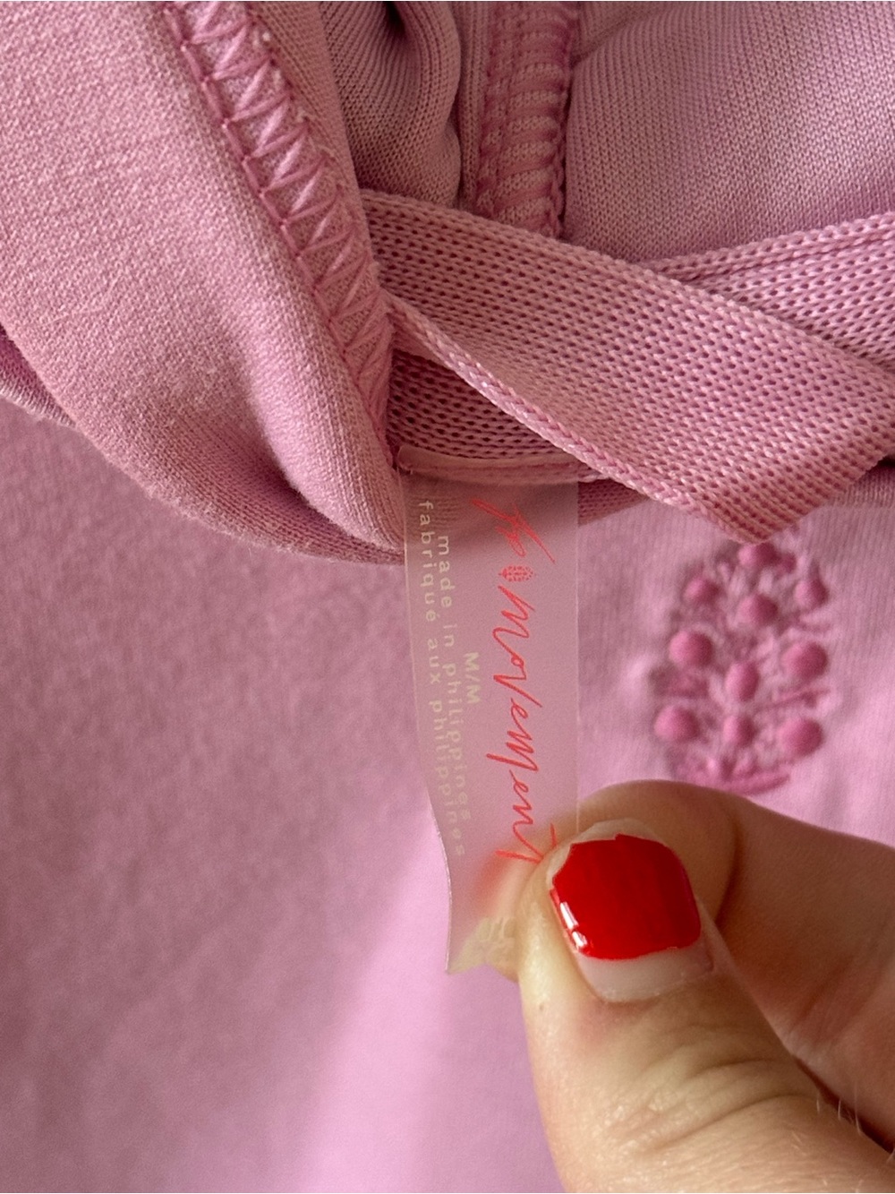 FP Movement by Free People Cropped Lavender-Pink Hoodie - Picture 3 of 4